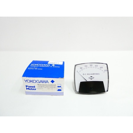 Yokogawa 0-600MA AMMETER 171011LA/006360